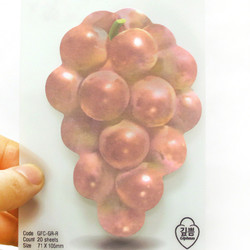 Grape sticky memo notes