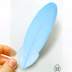 Flight blue sticky memo notes