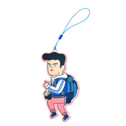 Du dum boy travel luggage name tag