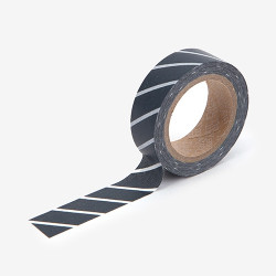 Dailylike 0.59"X11yd deco Masking tape single - Slash