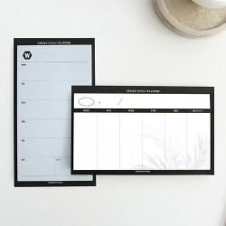 Simple sticky weekly planner