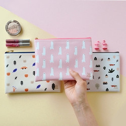 In the zoo slim zippered pocket pouch