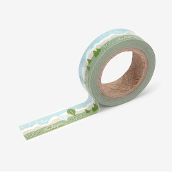 Deco 0.59"X11yd masking tape single - Cloud 