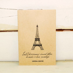 UNIVERSAL CONDITION Eiffel Tower Gift Bag Envelope Set