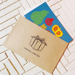Open-Top Design - Universal Condition Kraft Mini Gift Envelopes - Set of 10