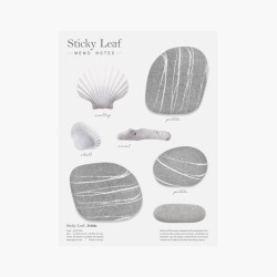 Pebble sticky memo notes - Large