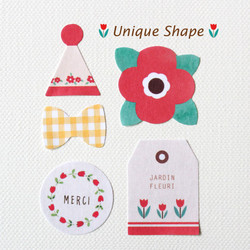 Gentle Wave unique shape deco sticker sheets