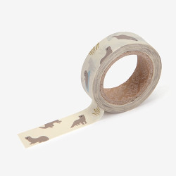 Deco 0.59"X11yd masking tape single - Otter 