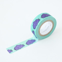 Jam Jam grape 0.59"X11yd single deco masking tape 