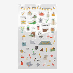 Daily transparent sticker - Props