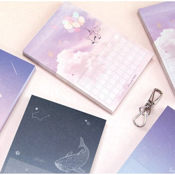 Pleple My story photo squared manuscript memo notepad