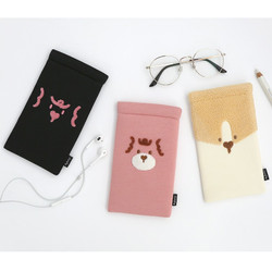 ROMANE My rolly cotton long pouch