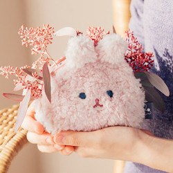 Livework Piyo popuree medium half moon zipper pouch