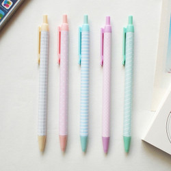 Plain color ink 0.5 mm ballpoint pen - B type
