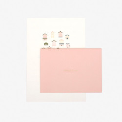 Dailylike Daily letter paper and envelope set - Home