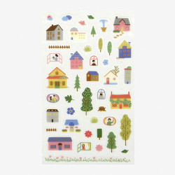 Dailylike Daily transparent deco sticker - House