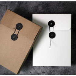 String tie paper photo storage box