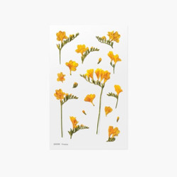 Appree Freesia press flower deco sticker