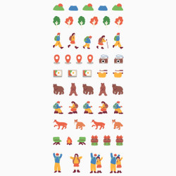 Dailylike Travel PVC cute seal sticker for the diary
