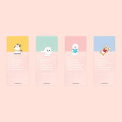 Bookfriends Reading pet PVC clear bookmark