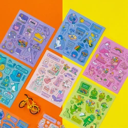 Ardium Pop illustration colorful point paper sticker ver3