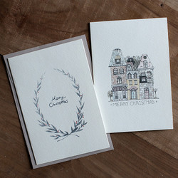 DBD Cotton 2 Christmas card with envelope