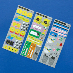 After The Rain 8-bit message seal paper sticker