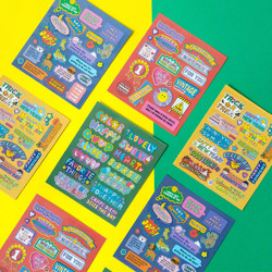 Usage example - Ardium Message colorful point paper sticker