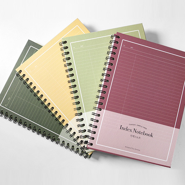 ICONIC Basic Cornell spiral bound lined and grid notebook