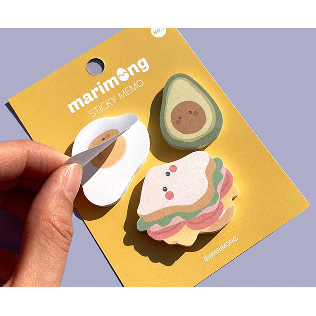 PLEPLE Simple and basic sticky it bookmark memo notepad set