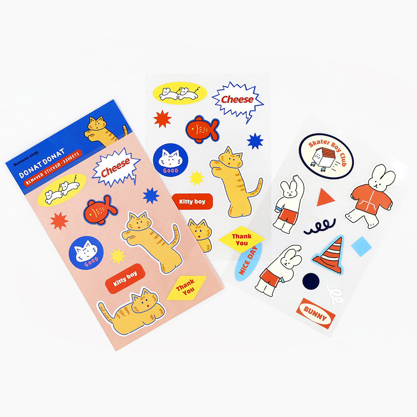 Indigo Gold line PVC removable sticker