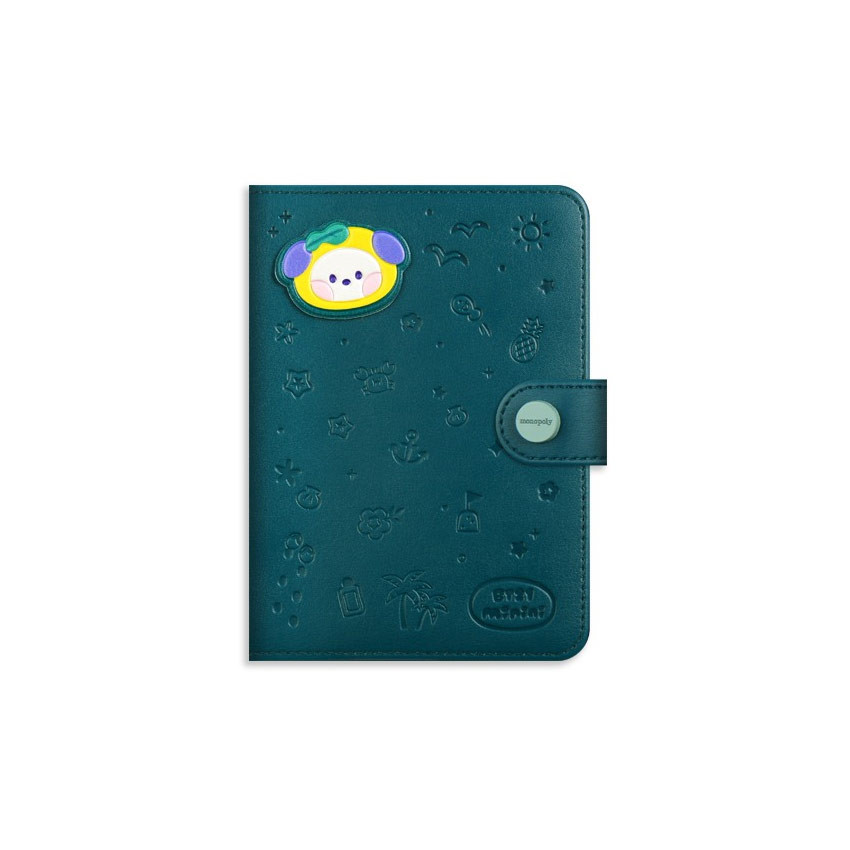 BT21 Minini Koya Leather Patch Passport Holder Cover
