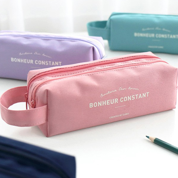 Bulky Zipper Pencil Case Cute & Spacious Organization