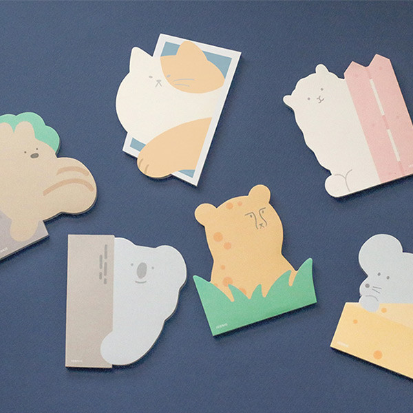 ICONIC Animal 60 sheets memo writing notepad - Fallindesign