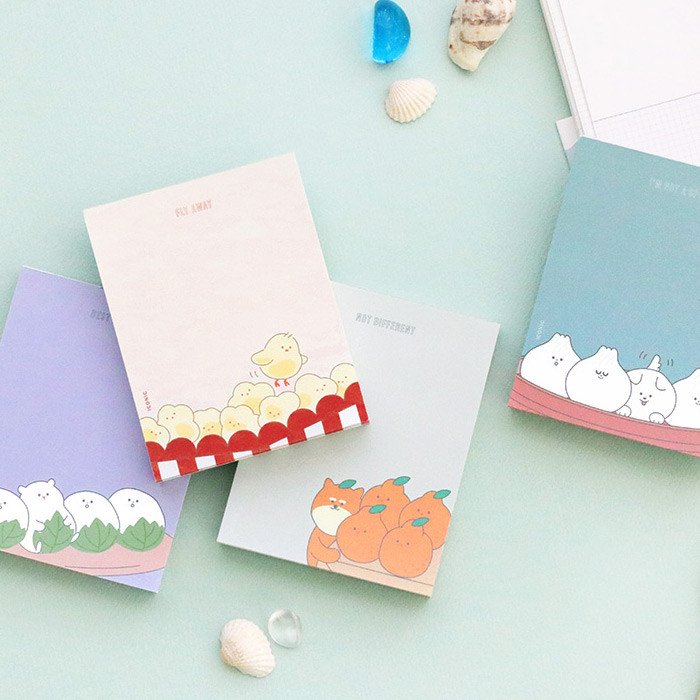 ICONIC Animal 60 sheets memo writing notepad - Fallindesign