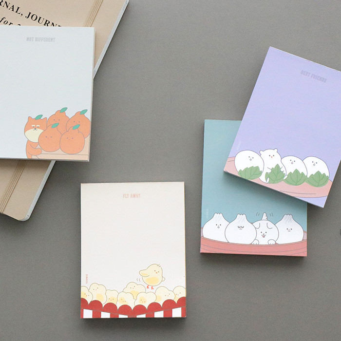 ICONIC Animal 60 sheets memo writing notepad - Fallindesign
