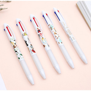 Bookfriends World literature 3 colors in 1 ballpoint pen 0.7 mm