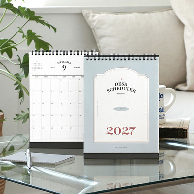 2027 Standing Flip Monthly Desk Calendar