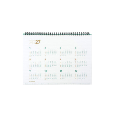 2027 Second A4 Wide Dated Monthly Planner