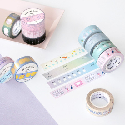 ICONIC Check Pattern Paper Washi Masking Tape, product design shown