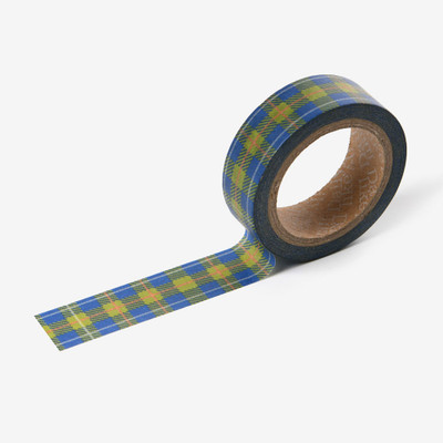 Dailylike Hawaiian Check washi tape and check pattern