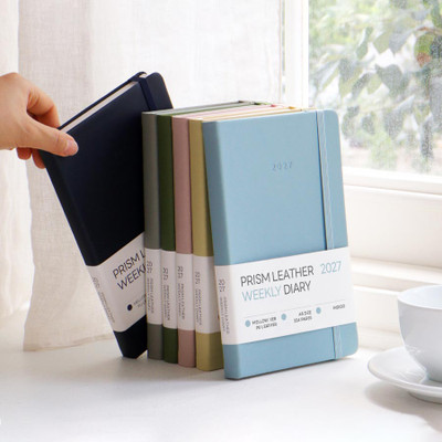 Indigo 2027 Prism Mellow Leather A5 Dated Weekly Planner