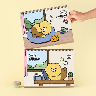 2027 Choonsik A4 Desk Calendar