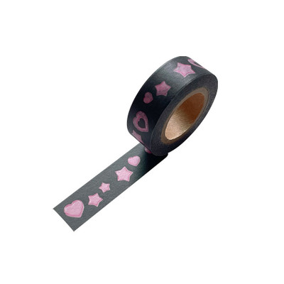 Bit By Bit Pink Crystal Washi Tape, product design shown