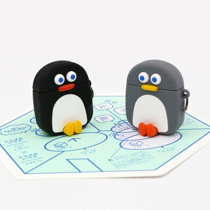 ROMANE Penguin AirPods silicone case cover