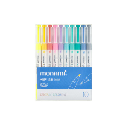 MONAMI Fantasy Coloring Double Ended Highlighters Set
