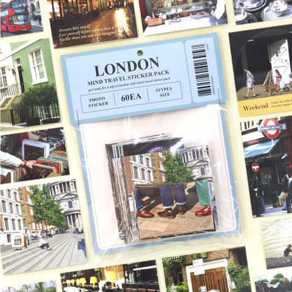 London Mind Travel Photo Sticker Pack