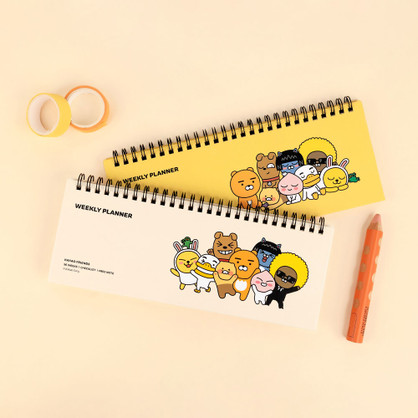 https://cdn11.bigcommerce.com/s-7edce/images/stencil/418x626/products/13434/261064/Kaokao_Friends_Twin_Wire_Dateless_Weekly_Desk_Planner-06__79851.1701731921.jpg?c=2