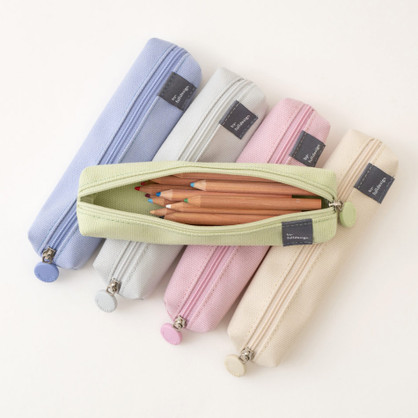 Play Obje Triple Pockets Mesh fabric Zipper Pencil Case