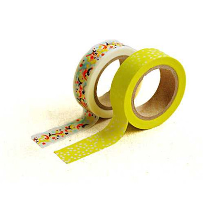 Adhesive deco lace fabric cotton roll tape - white